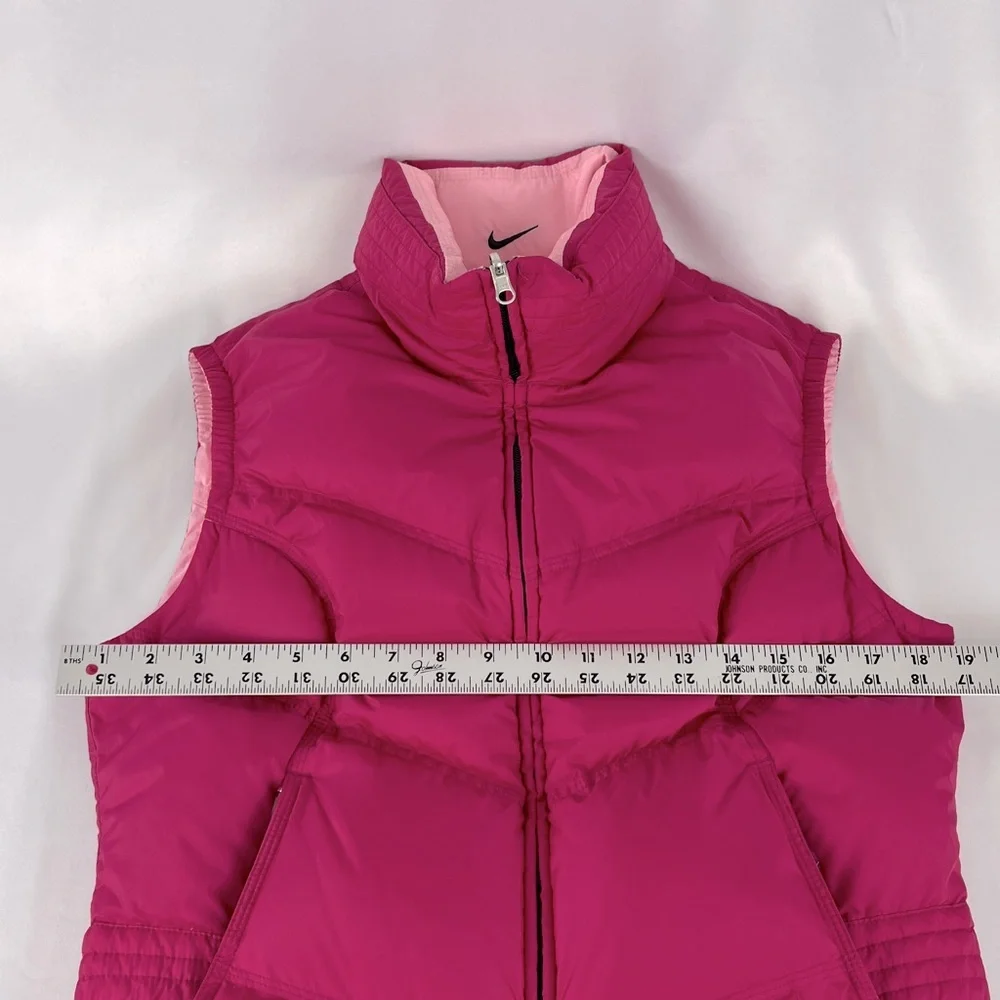 Nike Therma-FIT Puffer Vest Magenta/Light Pink Reversible Women’s Size Medium - Picture 12 of 16